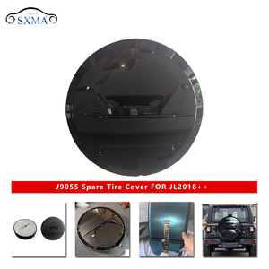 Cubierta protectora de neumático de rueda de repuesto ABS de acero inoxidable Lantsun J9055 para Jeep JL Wrangler <span class=keywords><strong>2018</strong></span> + cubierta de neumático de repuesto - Product Image 4