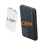 Batterie externe portable haute capacité 10000 mAh tendance 2026 avec charge rapide PD 22,5 W pour téléphones – Fabrication OEM