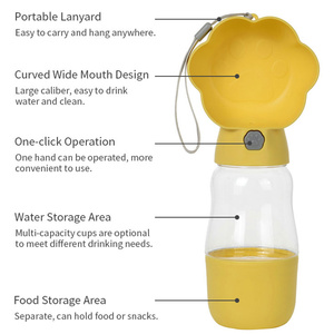 BOBO&<span class=keywords><strong>YOYO</strong></span> Nouvelle Bouteille Distributrice d'Eau et de Nourriture Portable 2-en-1 Grande Capacité pour Chiens, Personnalisable avec Logo, Idéale pour les Voyages et l'Extérieur - Product Image 2