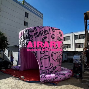 Carpa de sombrero inflable gigante para decoración de eventos de circo y publicidad inflable personalizada - Product Image 2