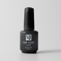 OEM Bouteille en céramique de 15ml, vernis à ongles renforcé et longue durée, couche de finition et couche de base, vernis à ongles UV
