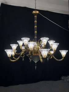 <span class=keywords><strong>Lustre</strong></span> de mariage long et luxueux de style <span class=keywords><strong>baroque</strong></span>, <span class=keywords><strong>grand</strong></span> cristal K9, lumière LED suspendue, chrome blanc, verre, lustres pour salle de mariage - Product Image 6