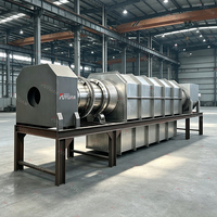 Four de carbonisation de biomasse écologique à fonctionnement continu pour la fabrication de charbon de bois à partir de copeaux de bois et de sciure de bambou