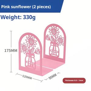Porte-livres en métal au design squelette moderne et créatif découpé au laser, personnalisable, pour le bureau, la lecture et le rangement de bibliothèque - Product Image 5