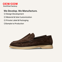 Mocassins en cachemire unisexe, style classique, respirants, en tricot, à enfiler, pour le bureau, l'été, le printemps et les trajets quotidiens