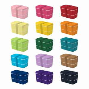 Lekfre Couleur Bleu Profond Plastique PP Micro-ondable Acheter Boîtes à Bento Boîte à Bento Japonaise Tiffin Boîte à Lunch Set Chaozhou Fabrication - Product Image 3