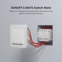 Sakelar Pintar Sonoff S-MATE WiFi Switch Mate Tanpa Kabel Netral, Bekerja Dengan Alexa, Google Home, Yandex Alice