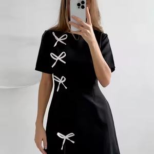 Vestidos de Alta Calidad para Mujer, Cuello Redondo, Transpirables, Verano, Mini Vestido Sexy - Product Image 5