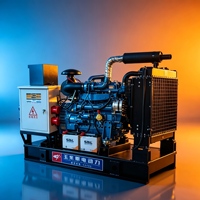 Générateur diesel à châssis ouvert Yuchai 24-200 kW, groupe électrogène industriel robuste avec contrôleur