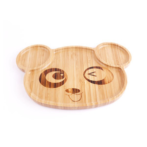 Assiette de petit-déjeuner créative en bambou pour enfants, plateau mignon pour collations et fruits, plat simple pour en-cas - Product Image 2