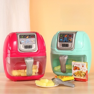 Freidora de Aire de Juguete para Niños, Accesorios de Cocina de Juego con Comida de Juguete que Cambia de Color, Set de Cocina de Juego con Sonido y Luces - Product Image 1