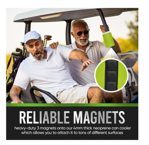 Support magnétique pratique pour boissons, pour réfrigérateur, voiture, barbecue, <span class=keywords><strong>camping</strong></span>, refroidisseur de canettes isolé, aimant puissant, fixation sécurisée - Product Image 6