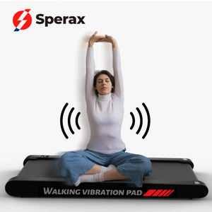 LED 화면이있는 접이식 휴대용 가정용 러닝 머신 미니 워킹 패드 심박수 테스트없이 전기 모터 진동 플레이트 - Product Image 2