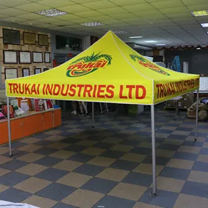 Pop Up Tent High Quality Factory Fast Delivery Aluminium Custom Logo Printing Trade Show Folding Tent