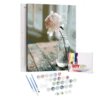 Diy картина маслом Краска по номеру набора с цветочным узором для девочек chenistory картина по номерам Цветы воды