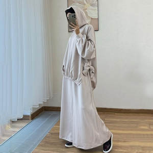 2025 vacances Style modeste Sport Type islamique <span class=keywords><strong>Dressing</strong></span> jupe femmes musulmanes populaire élément à capuche musulman sweat ensemble - Product Image 5