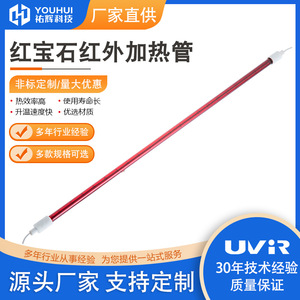 Lámpara de Calentamiento Infrarroja Youhui de 1000W, Tubo Único de Onda Corta para Sauna, Lámpara Halógena de Rubí Anti UV, con Enchufe - Product Image 5