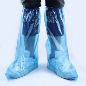 Couvre-chaussures jetables en PE imperméables pour les jours <span class=keywords><strong>de</strong></span> pluie et les travaux en extérieur - Product Image 5