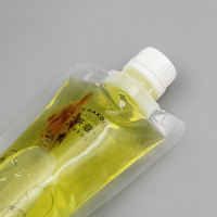 250 ml 500ml Emballage en plastique Transparent clair Liquide Eau Jus Boisson Pochettes Squeeze Bec Poche Sac Avec Bec