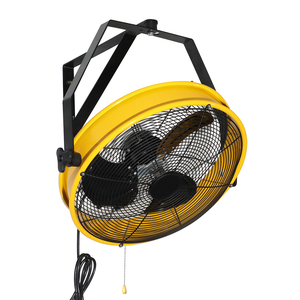 Ventilador de Pared Oscilante de Grado Industrial de 16 Pulgadas, de Alta Resistencia, con Carcasa Metálica, Sistema de Ventilación Comercial, Montaje en Techo - Product Image 5