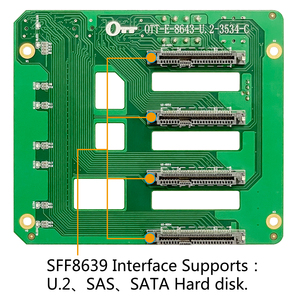 وحدة تخزين مبادلة ساخنة ZhenLoong 4 Bay Cage SAS SATA3 بوحدة - Product Image 4