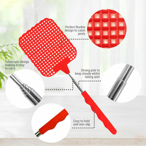 Raquette <span class=keywords><strong>anti</strong></span>-<span class=keywords><strong>moustiques</strong></span> pour l'été, outil de cuisine pour la maison, télescopique, extensible - Product Image 3