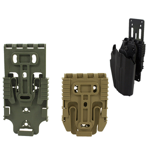 Quick Lock System Kit Fork Receiver Plate Set POM Tactical Holster <b>Adapter</b> Quick Release Mounting Base Outdoor Hunting Gear - Product Image 1