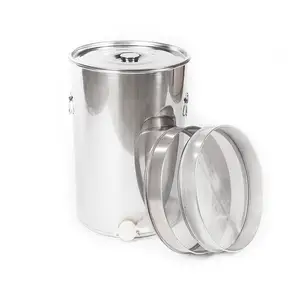70L Honey bee supplies Double Strainer Stainless Steel Honey Tank