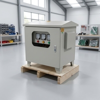 Transformateur triphasé de type sec 10KVA 20KVA 30KVA 50KVA avec boîtier métallique étanche, transformateur d'isolement extérieur