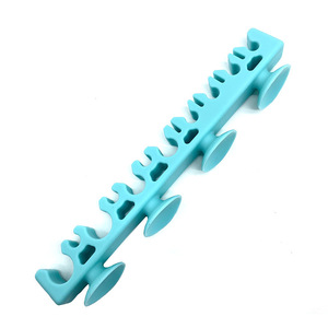 Organizador de Brochas de Maquillaje de Silicona, Soporte para Brochas de Maquillaje con Función de Succión para Limpieza - Product Image 2