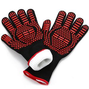 Gants de sécurité antidérapants en gel de silicone résistant à la chaleur et ignifuge pour barbecue, four et cuisine - Product Image 3