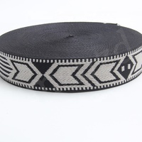 Sangle en tissu jacquard élastique de haute qualité de 1,5 pouce, 100 % coton, marque Liman, pour textiles de maison, sacs et chaussures - Vente flash