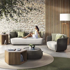 Chaises longues en corde <span class=keywords><strong>de</strong></span> haute qualité <span class=keywords><strong>jardin</strong></span> intérieur ou extérieur meuble <span class=keywords><strong>salon</strong></span> <span class=keywords><strong>salon</strong></span> suite canapé ensemble mobilier d'extérieur - Product Image 4
