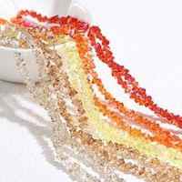 Nouveau design 3mm de haute qualité pas cher perles triangulaires électrolytiques perles de verre cristal pour bijoux à bricoler soi-même