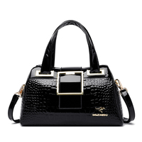 Sac fourre-tout grande capacité Kalanta 2026, sacs à main pour femmes, sacs de créateurs, motif crocodile, sac à bandoulière Boston pour femmes