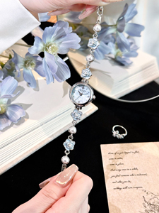 Reloj de Pulsera de Lujo Discreto para Mujer, Reloj de Cuarzo con Esfera de Concha e Incrustaciones de Diamantes - Product Image 6