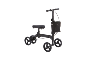 Compact Foldable Anti-Tip Knee <b>Walker</b> Heavy Duty Frame for Overweight Leg Cast Patients - Product Image 2