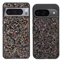 Coque arrière rigide en fibre de carbone TPU + aimant PC pour Google Pixel 9 Pro XL coque de téléphone portable nouveaux produits