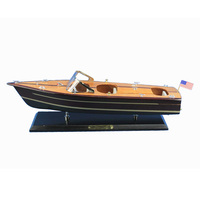 Bateau de vitesse en bois personnalisé de haute qualité, fait à la main, parfait pour la décoration, la collection et les cadeaux Runabout Yacht Aquarama Model Boat