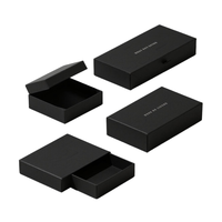 Caja de Regalo Magnética Personalizada al por Mayor con Logotipo, Ecológica, Reciclable, con Asa, de Cartón Rígido Gris, para Calcetines, Estilo Moderno