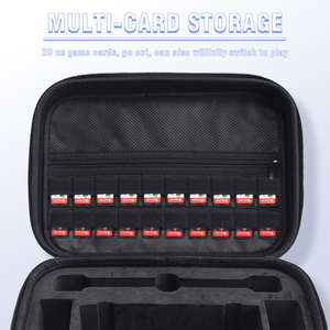 Étui de transport multifonctionnel antichoc avec emplacement pour cartes de jeu pour Nintendo <span class=keywords><strong>Switch</strong></span> 2, étui noir - Product Image 4
