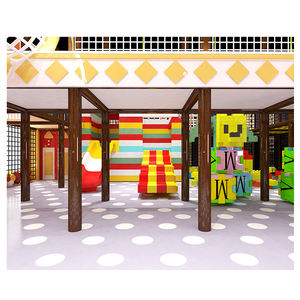 Aire de jeux intérieure commerciale personnalisée de la marque Hello Cat, labyrinthe, équipement de jeux souples de haute qualité, filet de protection, <span class=keywords><strong>mur</strong></span> d'<span class=keywords><strong>escalade</strong></span> - Product Image 5