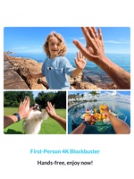XbotGo AI 4K cardan de suivi entièrement automatique étanche caméra d'action grand angle 8 langues pour enregistrements de jeu