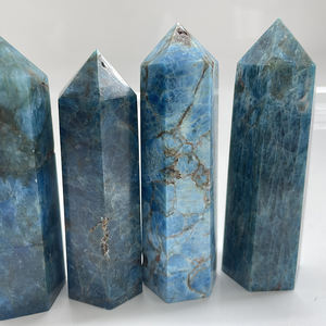 Punta di Cristallo Naturale di Alta Qualità per la Guarigione, <span class=keywords><strong>Obelisco</strong></span> in Apatite Blu a Prezzo Conveniente - Product Image 3