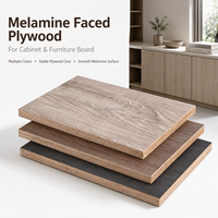 Panneau de contreplaqué décoratif pour meubles, 18 mm, qualité E1, noyau en eucalyptus, placage mélaminé, feuille 4x8