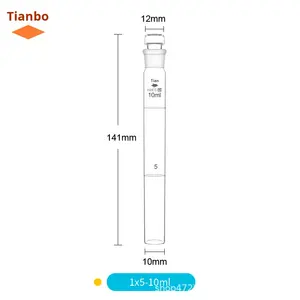 Moderno Vidro A-Grade Nessler Colorimetric Tubos com Escala Rolha 10/25/50/100ml Instrumentos de Ensino Experimental GÁS Marca - Product Image 6