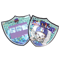 Sacs en Mylar avec boîte, mini-sacs d'emballage découpés à la forme irrégulière unique avec fenêtre transparente