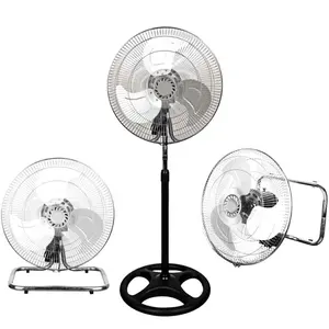 Airtechz Hotsale 16" 18" 20" inch Powerful 3in1 Aluminum Blades Stand Fan For Cooling and Air Circulation