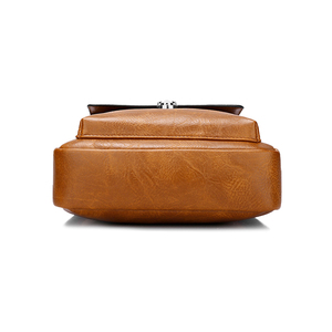 حقيبة كتف جلدية للرجال بسعر المصنع، حقائب رسول للأعمال، حقيبة سفر عالية الجودة من جلد البقر للرجال - Product Image 6