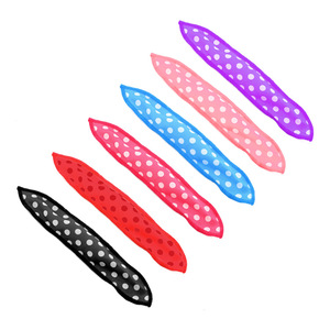 Bigoudi en éponge sans chaleur à motif pois avec sangle, outil de coiffure pour tous - Product Image 3
